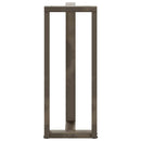 vidaXL 2 db fekete, T-alakú acél bárasztalláb 50x35x(100-101) cm