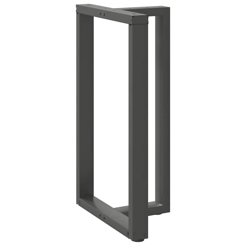 vidaXL 2 db antracitszürke T-alakú acél bárasztalláb 60x35x(100-101) cm