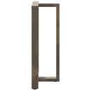 vidaXL 2 db fekete, T-alakú acél bárasztalláb 60x35x(100-101) cm