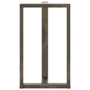 vidaXL 2 db fekete, T-alakú acél bárasztalláb 60x35x(100-101) cm