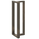 vidaXL 2 db fekete, T-alakú acél bárasztalláb 40x35x(110-111) cm