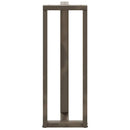 vidaXL 2 db fekete, T-alakú acél bárasztalláb 40x35x(110-111) cm
