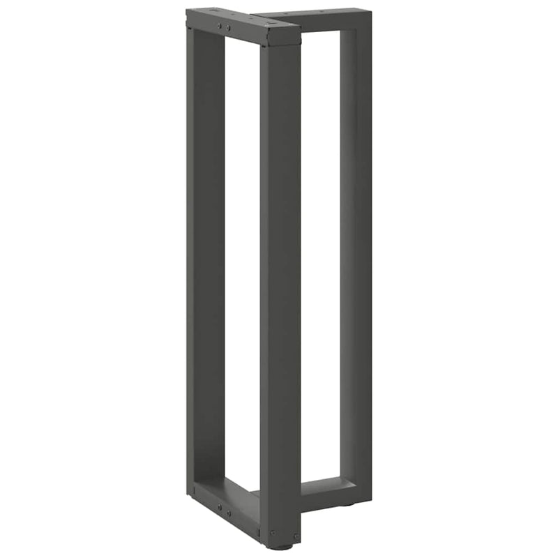 vidaXL 2 db antracitszürke T-alakú acél bárasztalláb 50x35x(110-111) cm