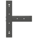 vidaXL 2 db antracitszürke T-alakú acél bárasztalláb 50x35x(110-111) cm