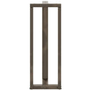 vidaXL 2 db fekete, T-alakú acél bárasztalláb 50x35x(110-111) cm