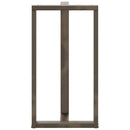 vidaXL 2 db fekete, T-alakú acél bárasztalláb 60x35x(110-111) cm