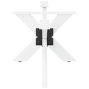 vidaXL pók alakú dohányzóasztal láb fehér 98x58x(42-43) cm acél