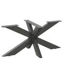 vidaXL antracit színű, pók alakú dohányzóasztal láb 98x58x(42-43) cm acél