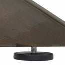 vidaXL fekete, pók alakú dohányzóasztal láb 98x58x(42-43) cm acél