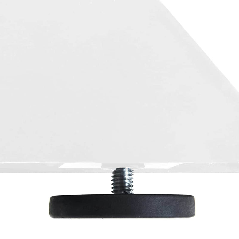 vidaXL pók alakú étkezőasztal láb fehér 85x85x(72-73) cm acél