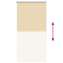 vidaXL redőny Blackout 75x130 cm Szövetszélesség 70,7 cm Poliészter