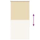 vidaXL redőny Blackout 65x150 cm szövetszélesség 60,7 cm poliészter