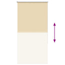 vidaXL redőny Blackout 70x150 cm szövetszélesség 65,7 cm poliészter