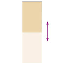 vidaXL redőny Blackout 65x210 cm szövetszélesség 60,7 cm poliészter