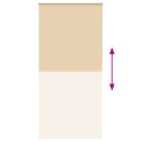 vidaXL redőny Blackout 105x210 cm szövetszélesség 100,7 cm poliészter