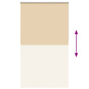 vidaXL redőny Blackout 135x210 cm szövetszélesség 131,6 cm poliészter