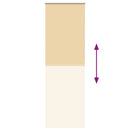 vidaXL redőny Blackout 70x230 cm szövetszélesség 65,7 cm poliészter