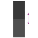vidaXL redőny Blackout 85x210 cm szövetszélesség 80,7 cm poliészter