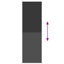 vidaXL redőny Blackout 65x230 cm Szövetszélesség 60,7 cm Poliészter