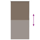 vidaXL redőny Blackout 80x130 cm szövetszélesség 75,7 cm poliészter