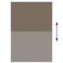 vidaXL redőny Blackout 90x130 cm szövetszélesség 85,7 cm poliészter