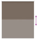 vidaXL redőny Blackout 120x130 cm szövetszélesség 116,6 cm poliészter