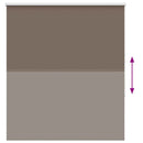 vidaXL redőny Blackout 125x130 cm Szövetszélesség 121,6 cm poliészter