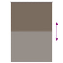 vidaXL redőny Blackout 105x150 cm szövetszélesség 100,7 cm poliészter