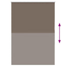 vidaXL redőny Blackout 95x175 cm Szövetszélesség 90,7 cm poliészter