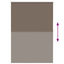 vidaXL redőny Blackout 115x175 cm szövetszélesség 110,7 cm poliészter
