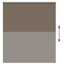 vidaXL redőny Blackout 130x175 cm szövetszélesség 126,6 cm poliészter