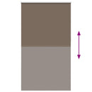 vidaXL redőny Blackout 125x210 cm Szövetszélesség 121,6 cm poliészter