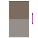 vidaXL redőny Blackout 130x210 cm szövetszélesség 126,6 cm poliészter