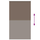 vidaXL redőny Blackout 135x230 cm szövetszélesség 131,6 cm poliészter