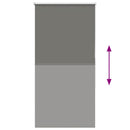 vidaXL redőny Blackout 80x130 cm Szövetszélesség 75,7 cm Poliészter