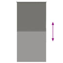 vidaXL redőny Blackout 85x130 cm Szövetszélesség 80,7 cm Poliészter