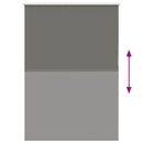 vidaXL redőny Blackout 90x130 cm Szövetszélesség 85,7 cm Poliészter
