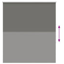 vidaXL redőny Blackout 125x130 cm szövetszélesség 121,6 cm poliészter