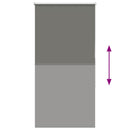 vidaXL redőny Blackout 70x150 cm szövetszélesség 65,7 cm poliészter
