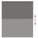 vidaXL redőny Blackout 125x175cm Szövet szélessége 121,6 cm poliészter