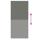 vidaXL redőny Blackout 105x210 cm Szövetszélesség 100,7 cm Poliészter