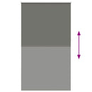 vidaXL redőny Blackout 120x210 cm Szövetszélesség 116,6 cm Poliészter
