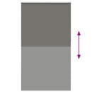 vidaXL redőny Blackout 125x210cm Szövet szélessége 121,6 cm poliészter
