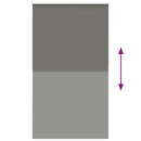 vidaXL redőny Blackout 130x230 cm szövetszélesség 126,6 cm poliészter