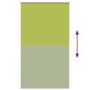 vidaXL redőny Blackout 125x230 cm szövetszélesség 121,6 cm poliészter