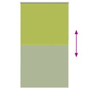 vidaXL redőny Blackout 130x230 cm Szövetszélesség 126,6 cm poliészter
