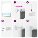 vidaXL redőny Blackout 145x230 cm Szövetszélesség 141,6 cm Poliészter