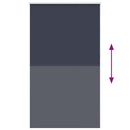 vidaXL redőny Blackout 130x230 cm szövetszélesség 126,6 cm poliészter