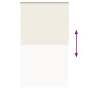 vidaXL redőny Blackout 130x210 cm szövetszélesség 126,6 cm poliészter