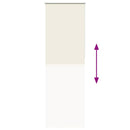 vidaXL redőny Blackout 80x230 cm szövetszélesség 75,7 cm poliészter